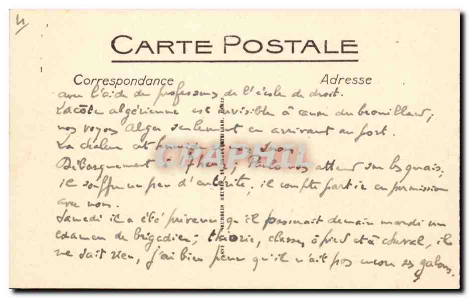Marseille — La Rue de la République — LL — Rückseite