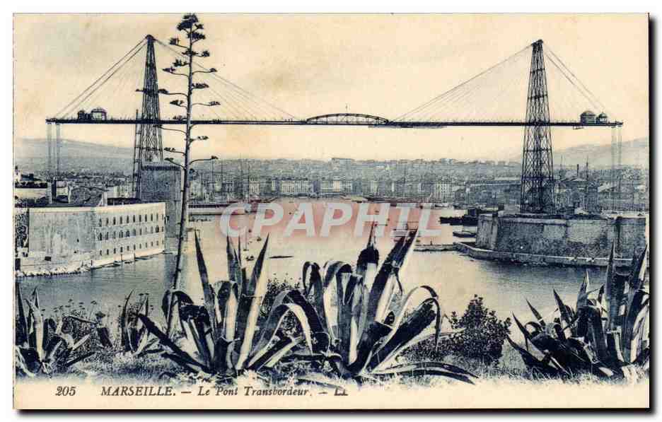Marseille CPA le pont transbordeur