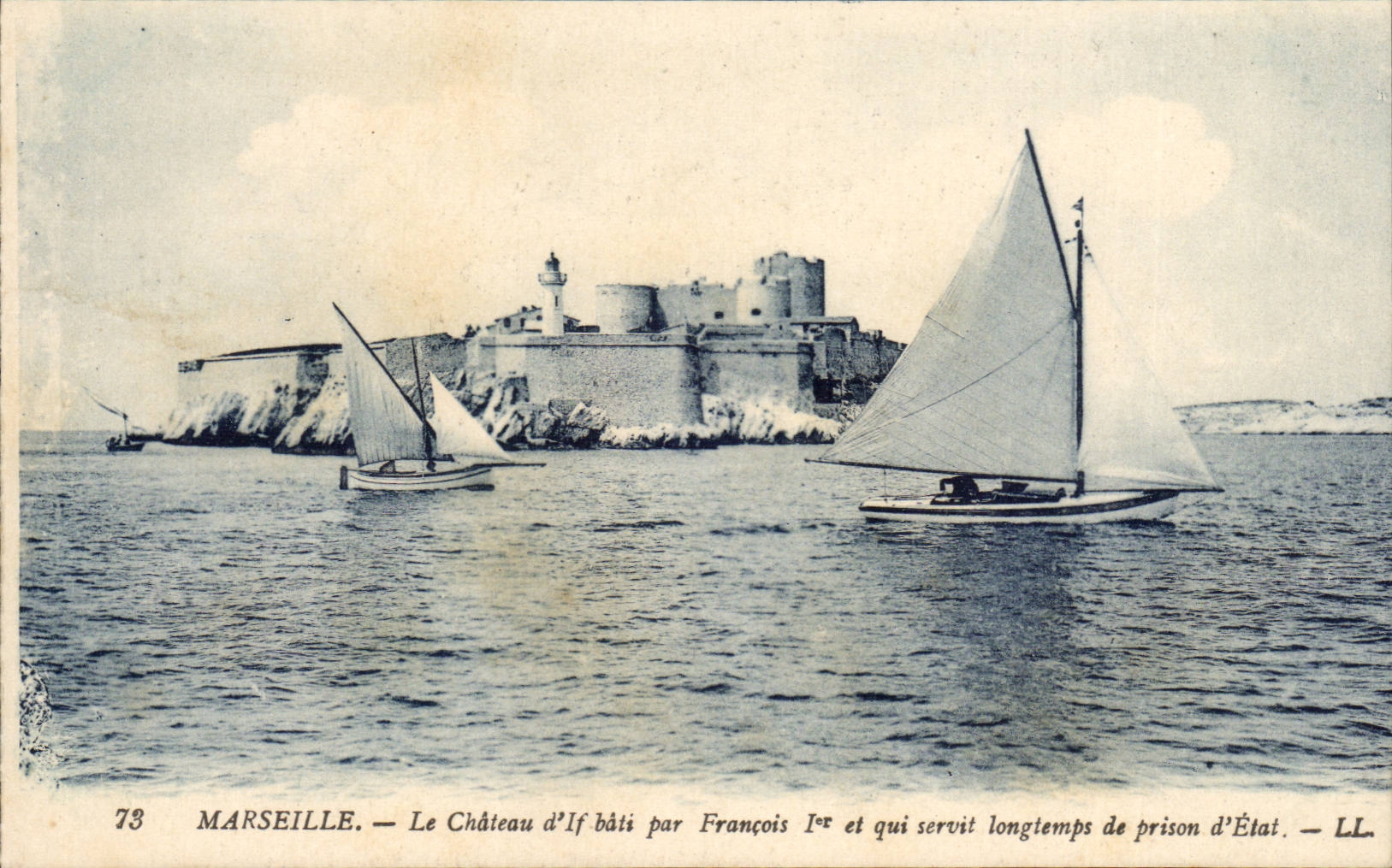Marseille CPA Chateau d'if bati par Francois &er et qui servit longtemps de prison d'etat