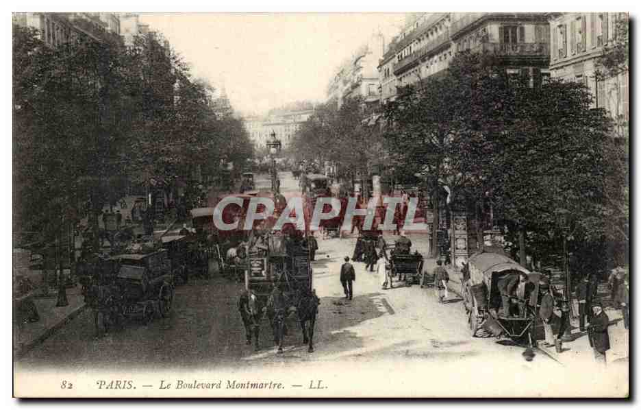 Paris CPA Boulevard Montmartre