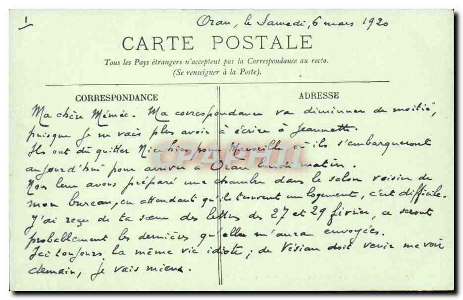 Paris — Le Boulevard des Capucines — LL. — Verso