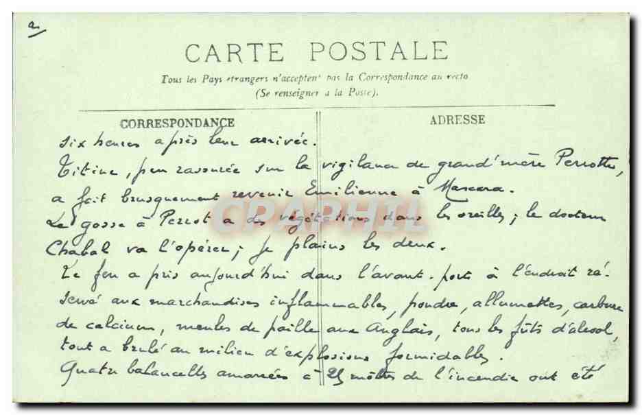 Paris CPA lac du Bois de Boulogne — Rückseite