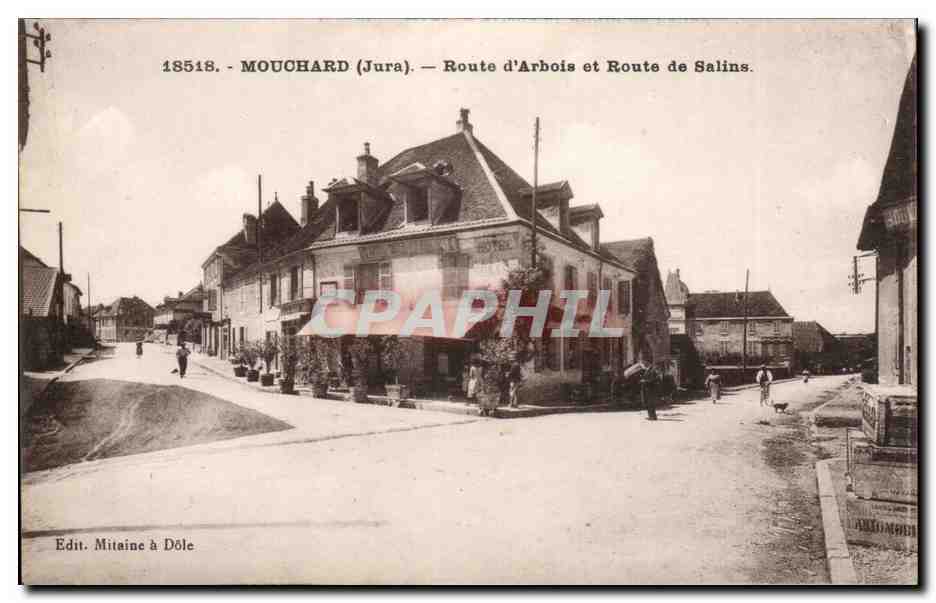 Mouchard CPA Route d'arBois et route de Salins