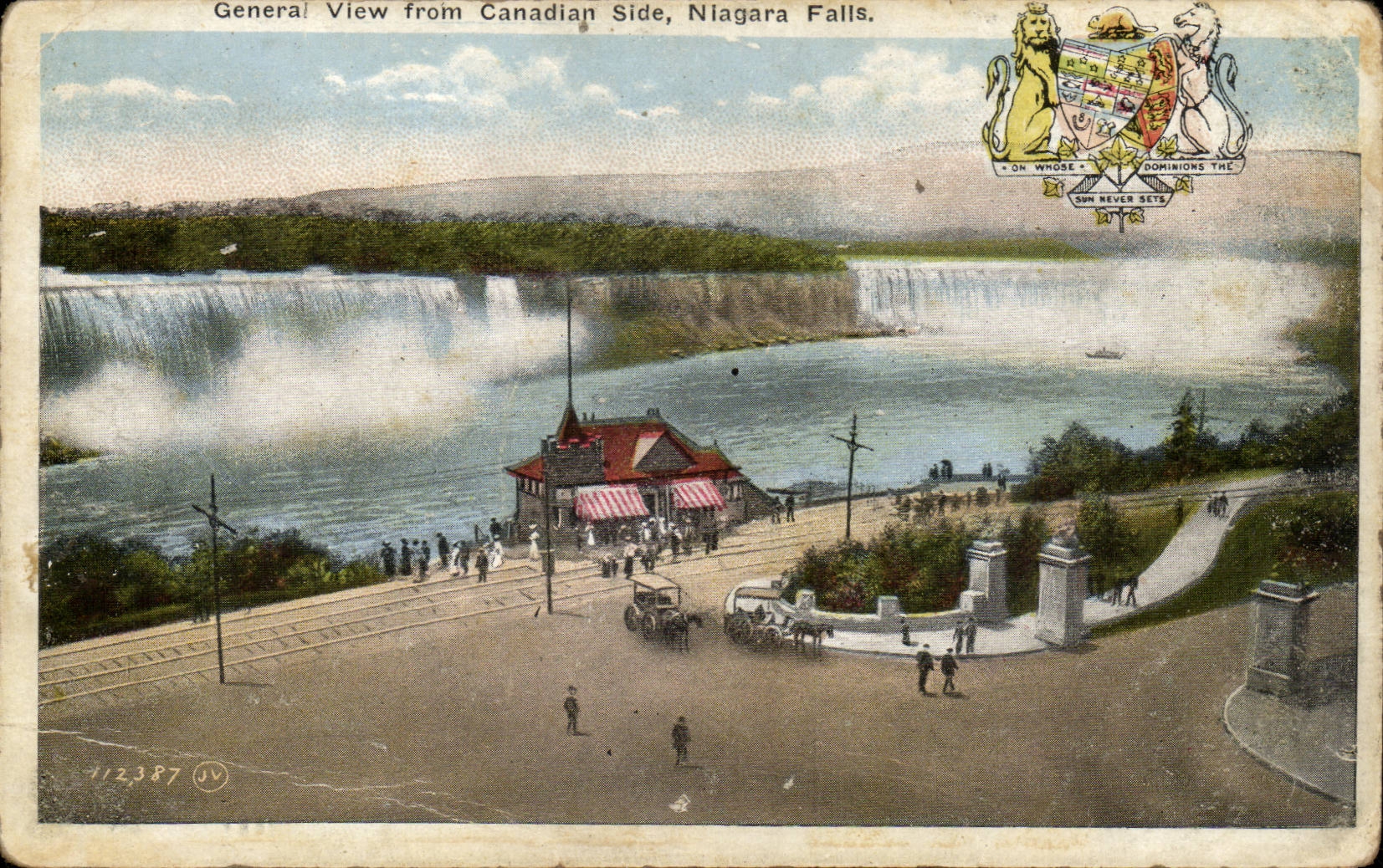 CPA Canada General view from Canadian site Niagara Falls