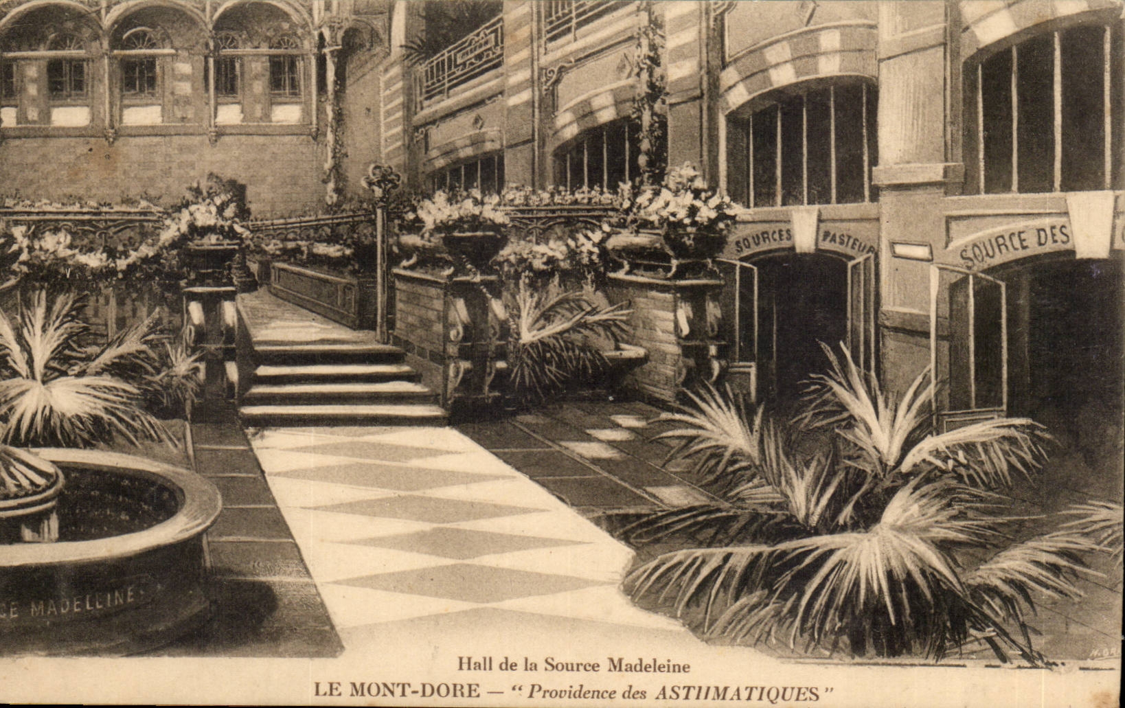 Hall de la Source Madeleine — Providence des Asthmatiques — Le Mont-Dore