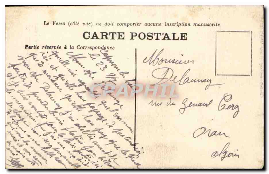 Capvern — Le Château de Mauvezin avant sa restauration — éditeur G. Harbiles, n°32 — Rückseite
