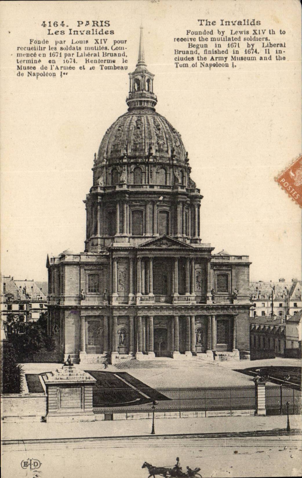 Paris CPA Les invalides