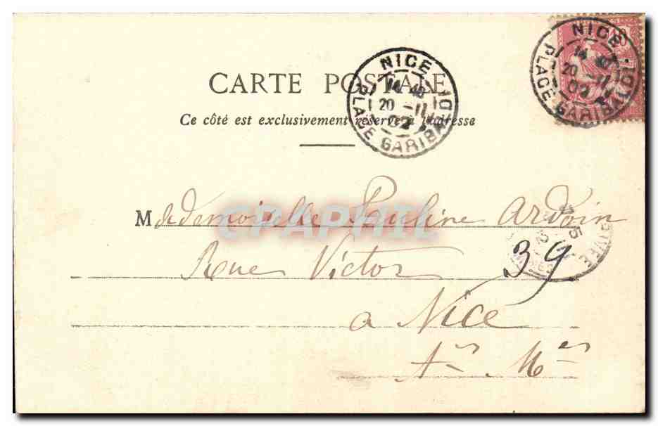 CPA GRoupe d'officiers alpins TOP (militaria chasseurs) — Rückseite