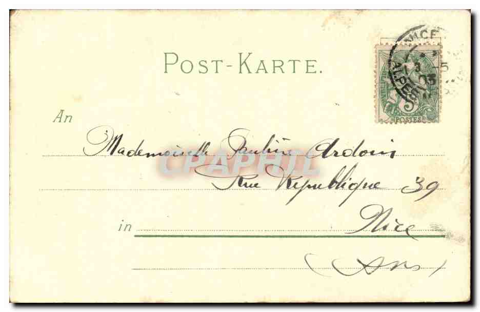 CPA Fantaisie Enfants — Verso