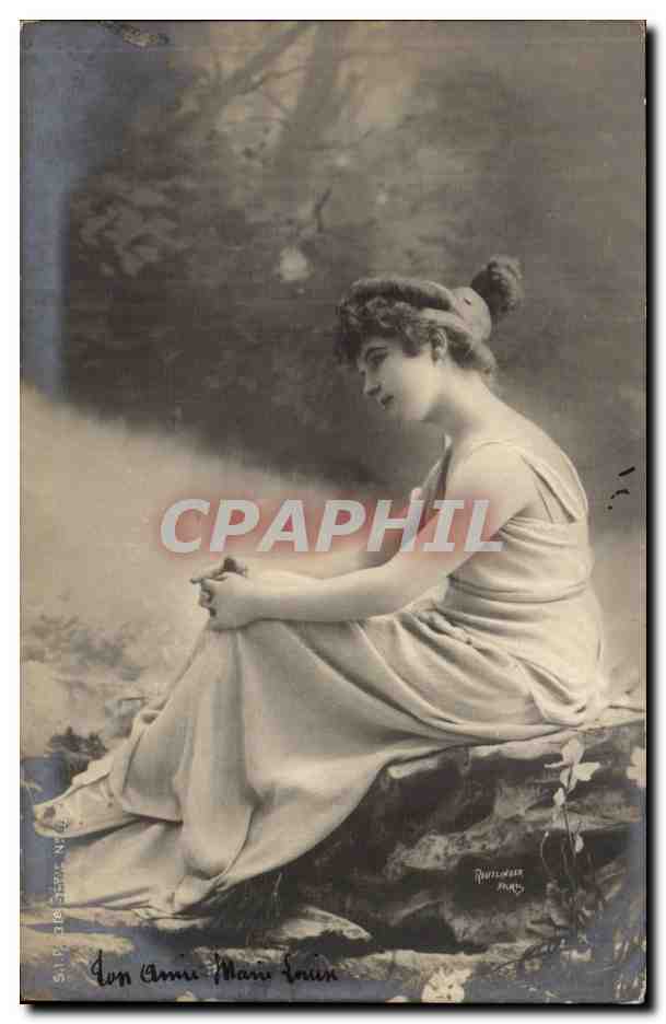 CPA Fantaisie Femme 