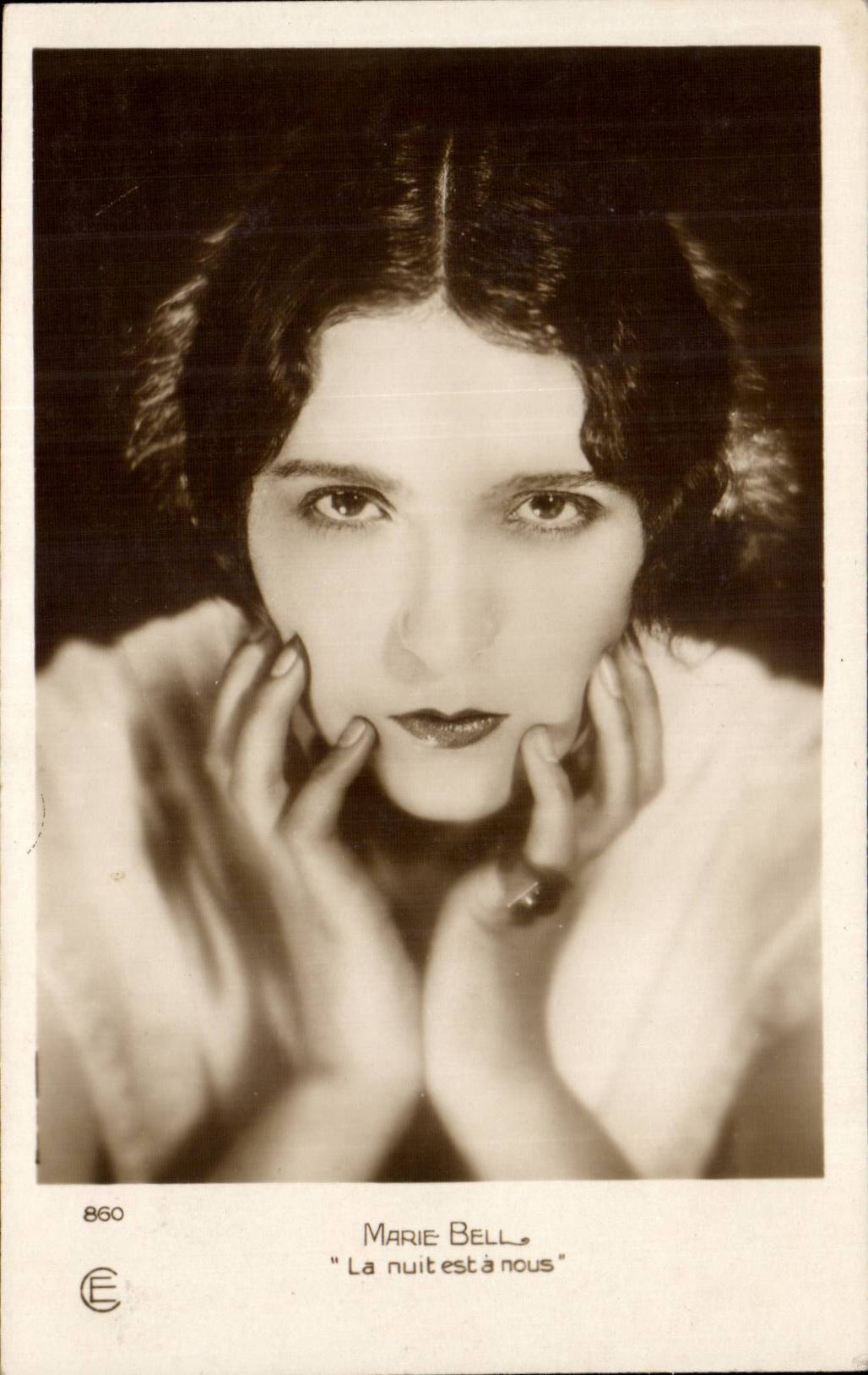 CPA MArie Bell La nuit est a nous Cinema Acteur Actrice