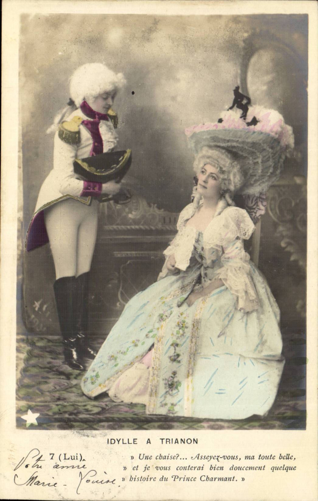 Idylle à Trianon — scène de conte — Marie-Poisse