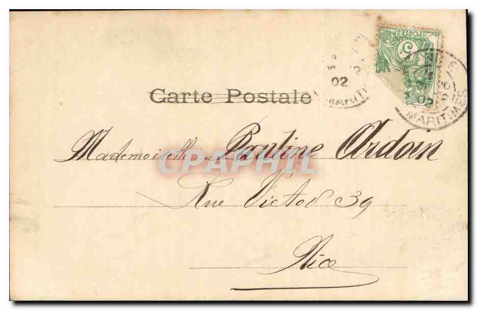 Idylle à Trianon — scène de conte — Marie-Poisse — Verso