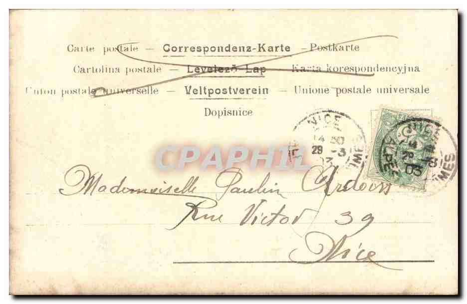 Mme Anne Louise — Portrait — Éditeur non identifié — Verso