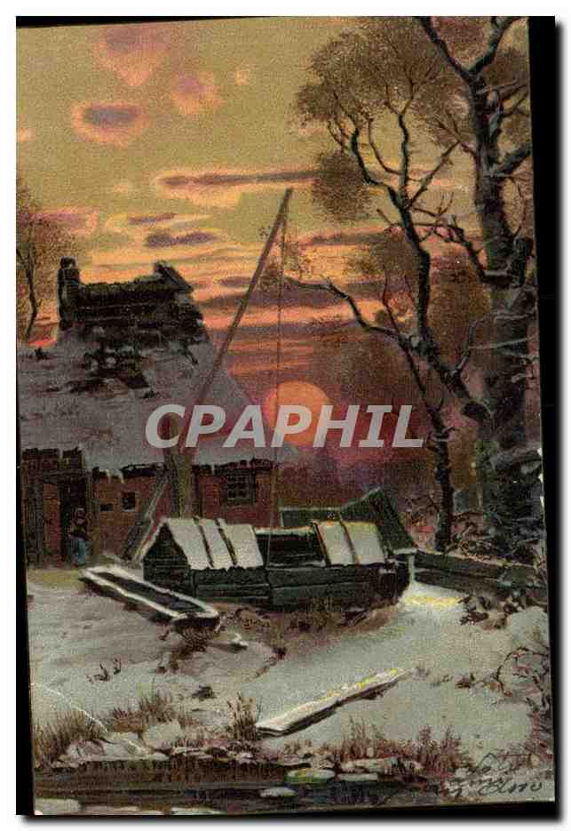 CPA Fantaisie Paysage