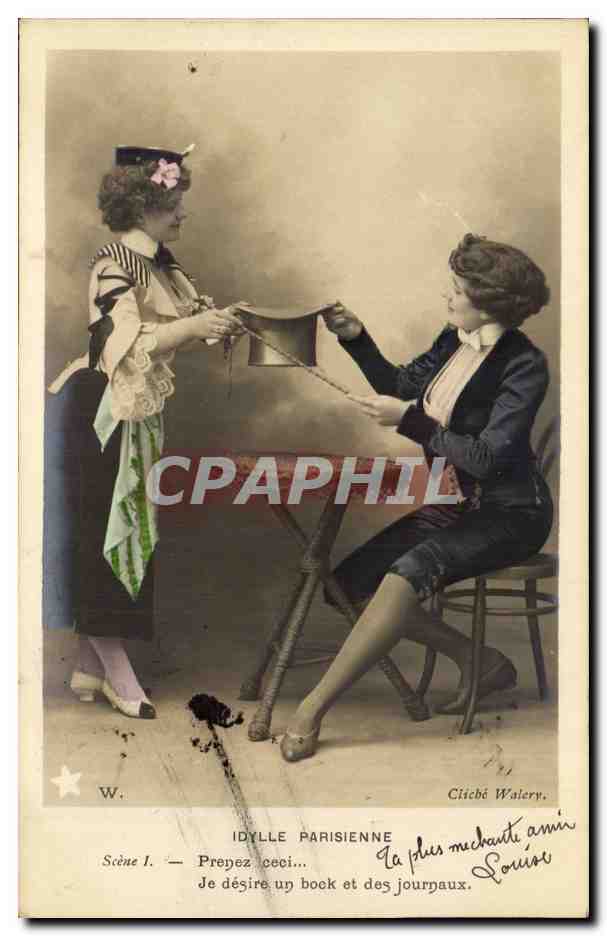 Idylle Parisienne — Scène 1 — Cliché Walery