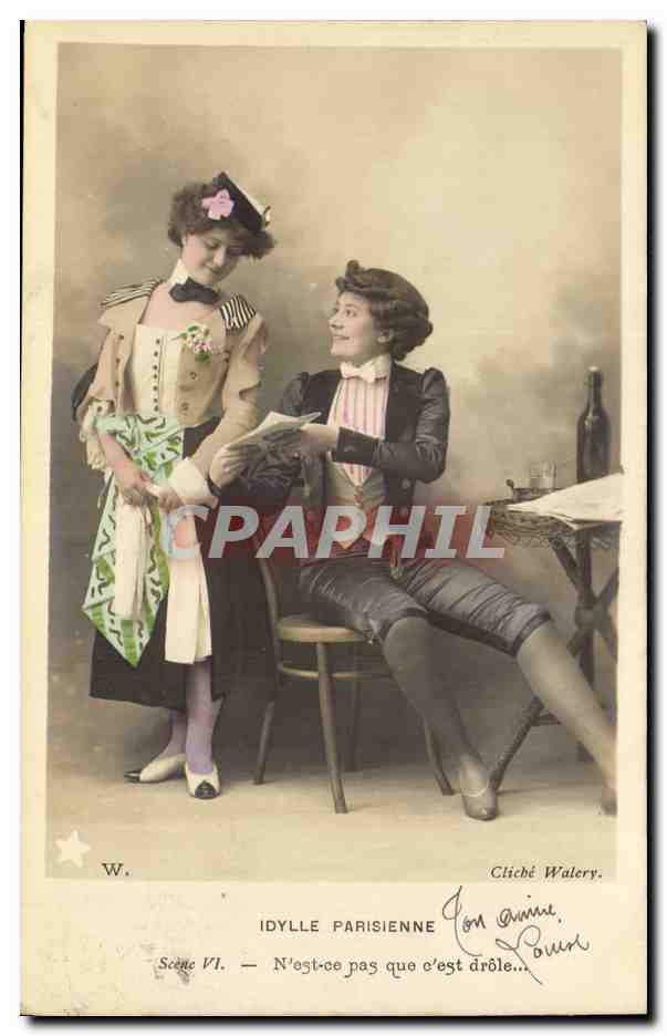Idylle Parisienne — Scène VI — Cliché Walery