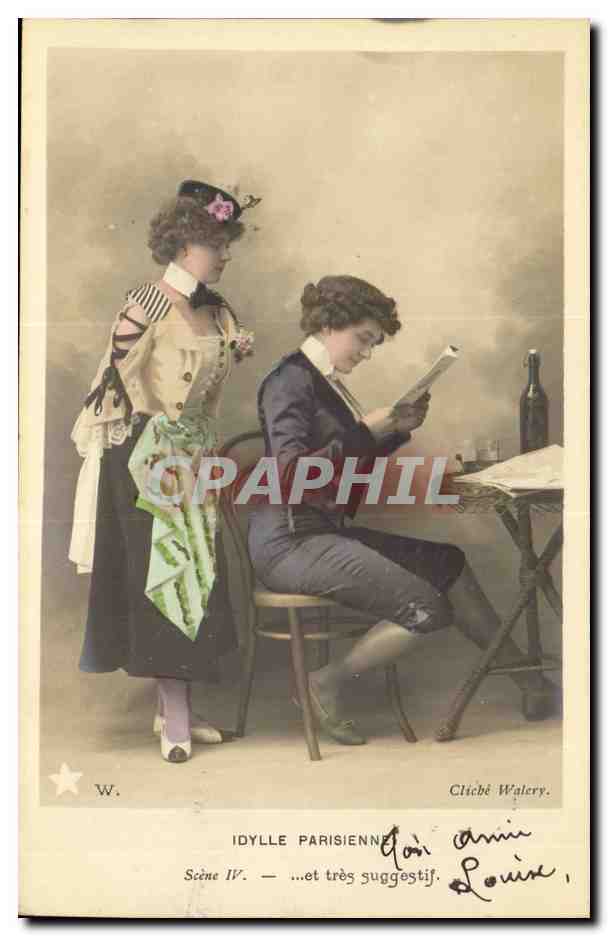 Idylle Parisienne — Scène IV — ...et très suggestif — Cliché Walery
