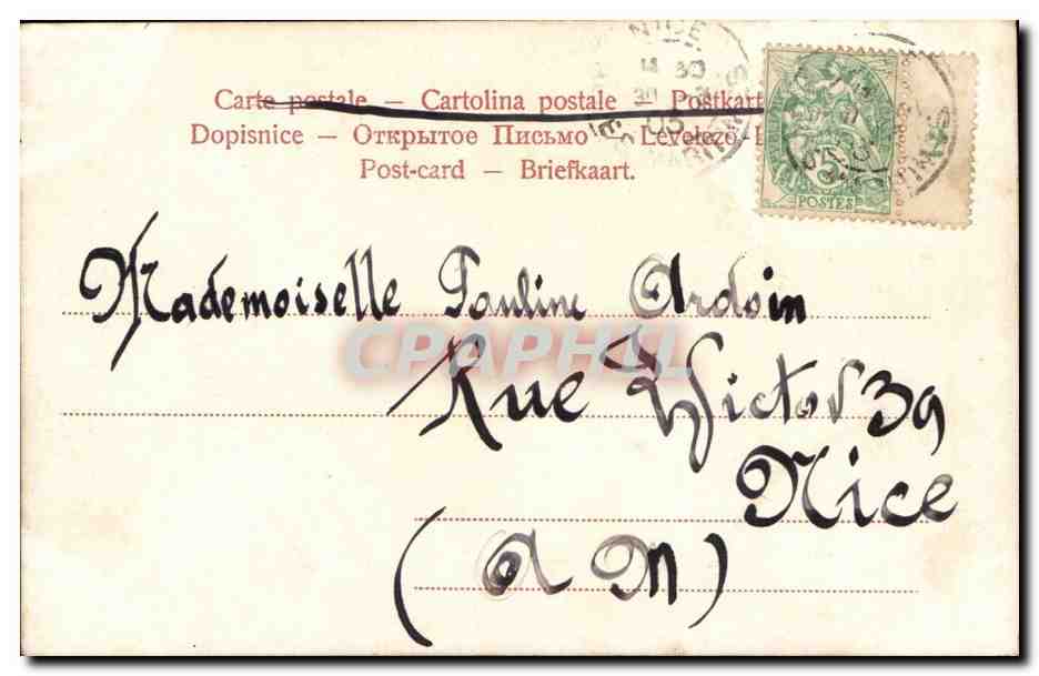 CPA Raisin rouge Agriculture — Rückseite