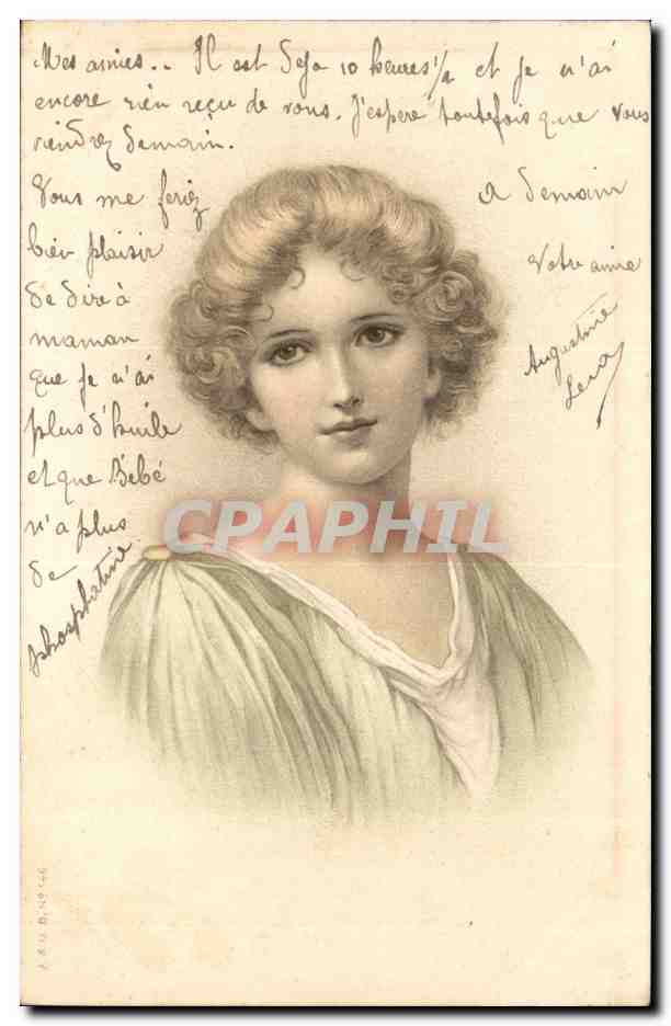 Giovane donna — ritratto — editore sconosciuto, numero di serie non visibile