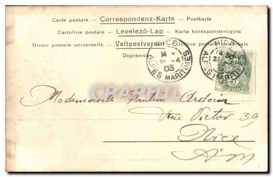 Ritratto di Constance Henratté — fotografa Constance Henratté — numero di serie non visibile — Verso