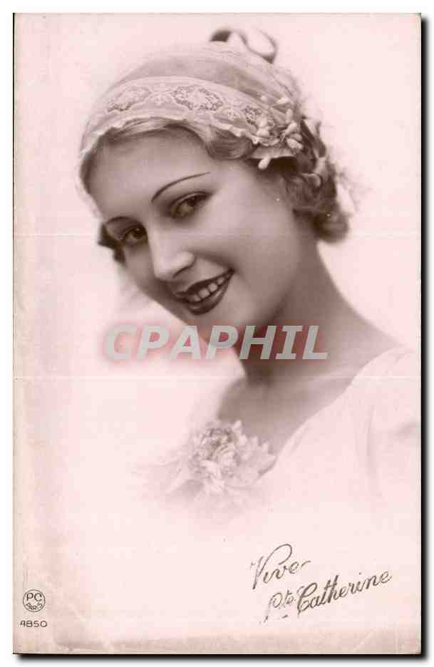 CPA FAntaisie Femme Vive Ste CAtherine