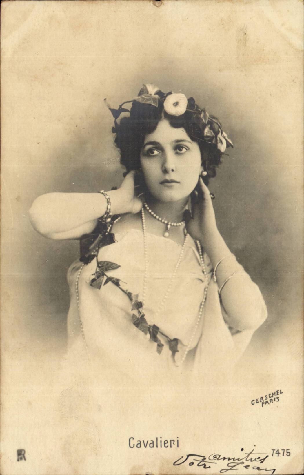 Cavalier — Portrait de la chanteuse — GERSCHEL PARIS 7475
