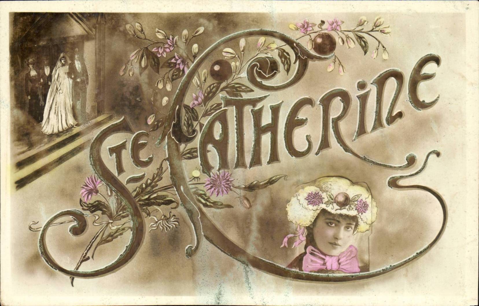 Sainte-Catherine — illustratieve postkaart — uitgever onbekend