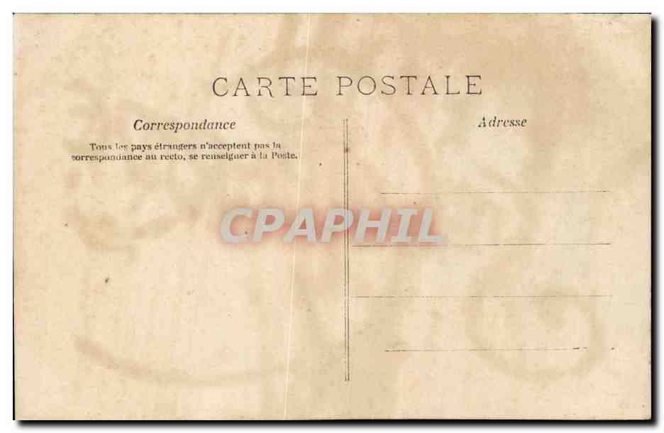 Sainte-Catherine — illustratieve postkaart — uitgever onbekend — Achterkant