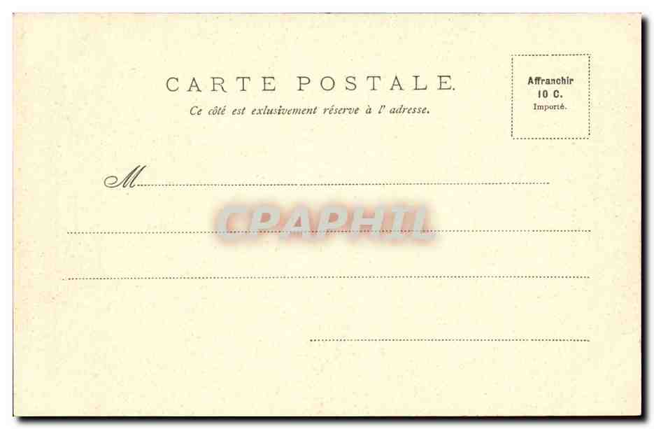 Tunisie Tunis CPA Rue et mosquee Sidi Ben Ziad — Verso