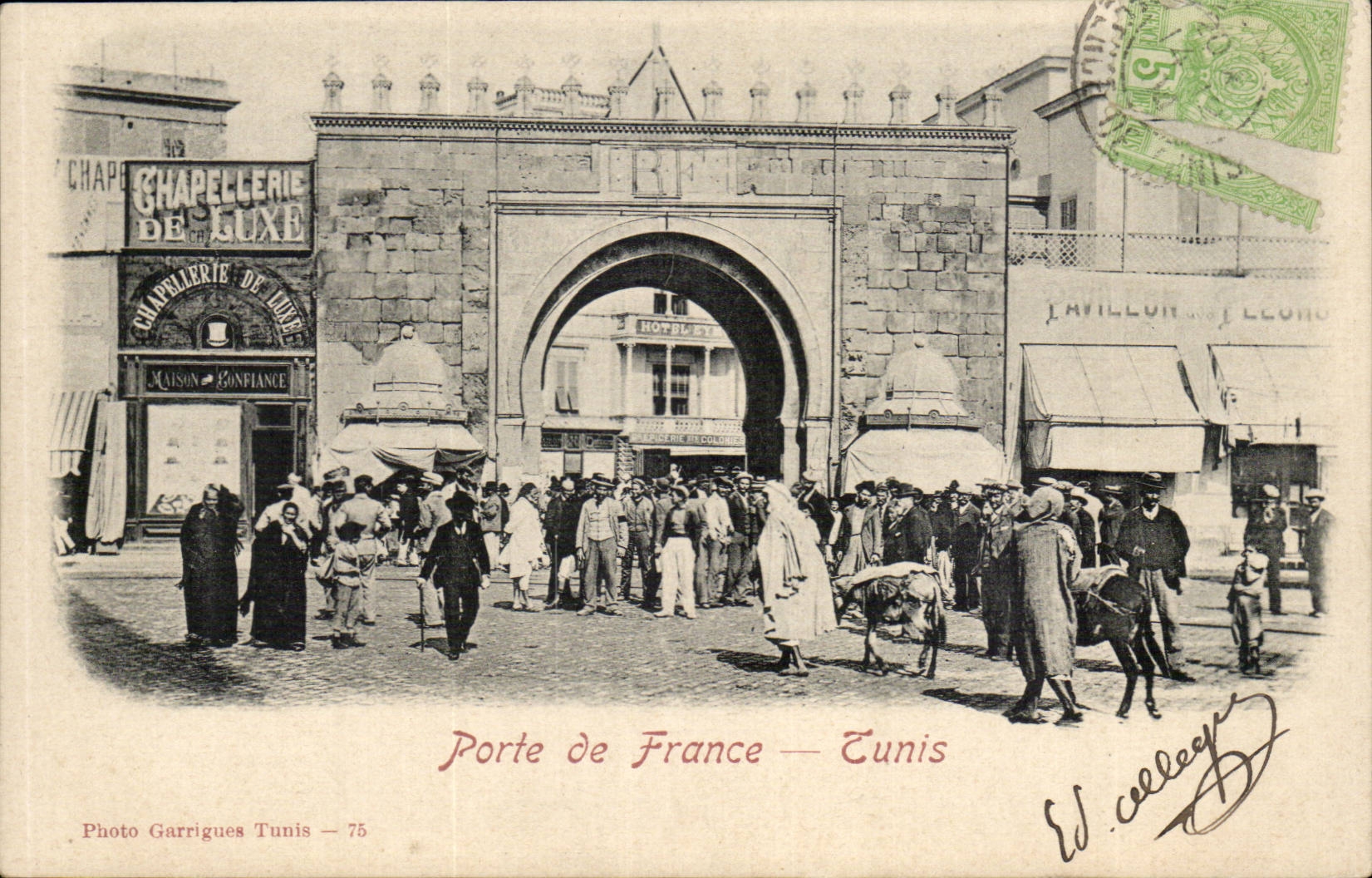Porte de France — Tunis — Photo Garrigues — 75