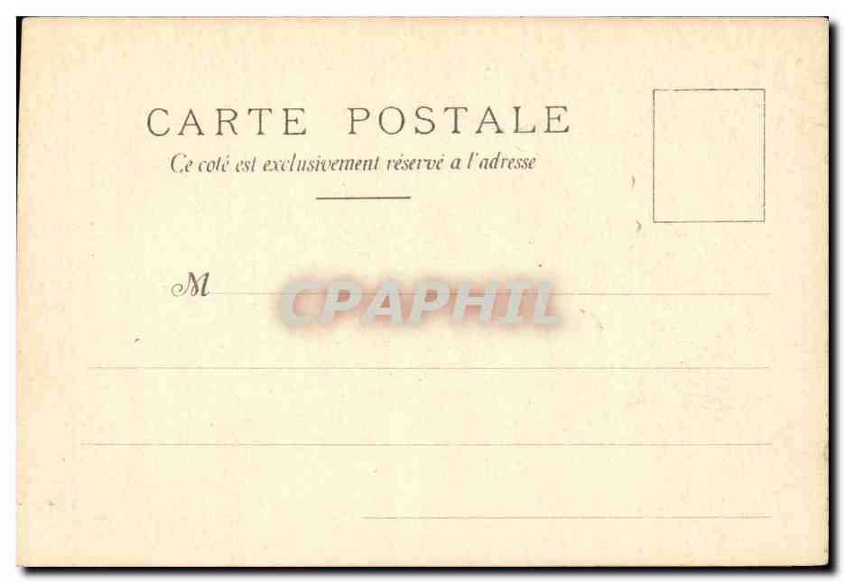 Tunisie Tunis CPA  — Verso