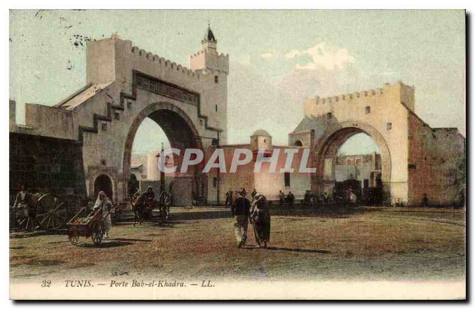 Tunisie Tunis CPA Porte Bab el Khadra