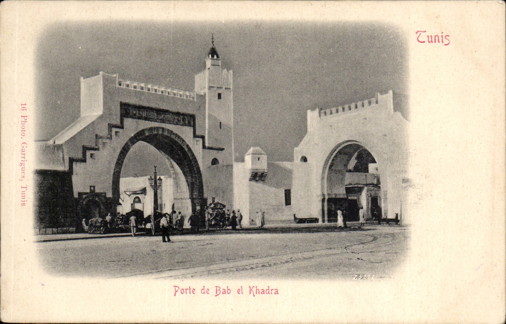 Tunisie CPA Tunis Porte de Bab el Khadra