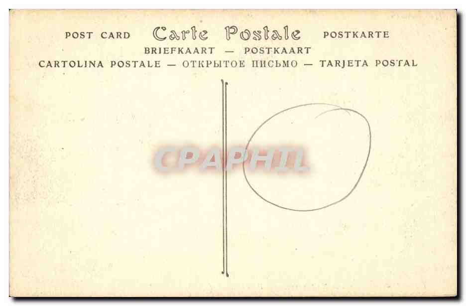 Tunisie Tunis CPA Quartier Halfaouine — Verso