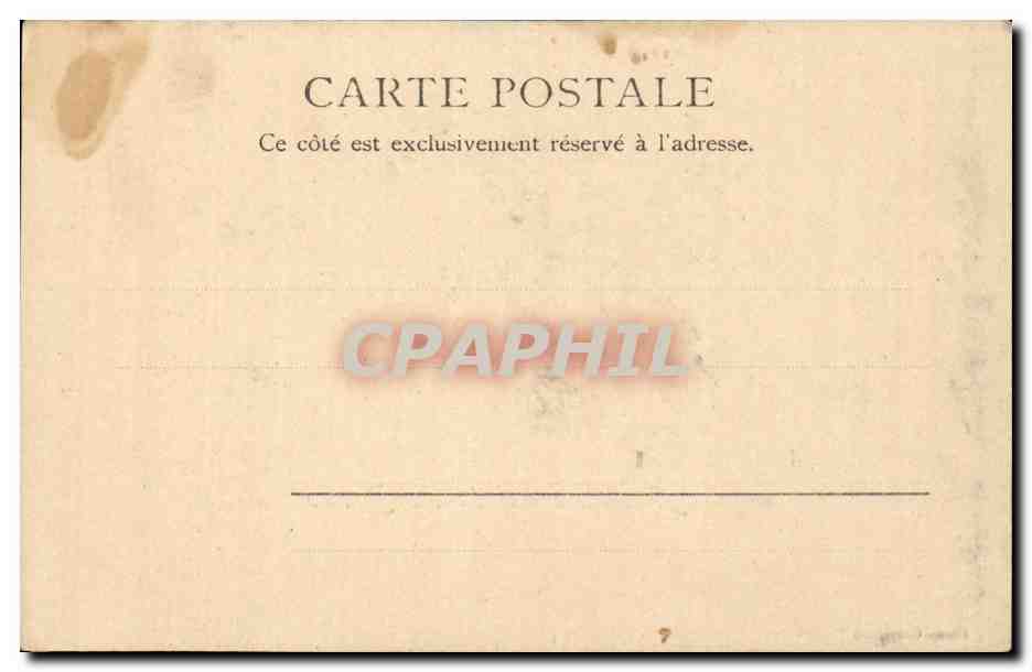 Tunisie Tunis CPA Ancienne entree du Bardo (chameaux camel) — Verso