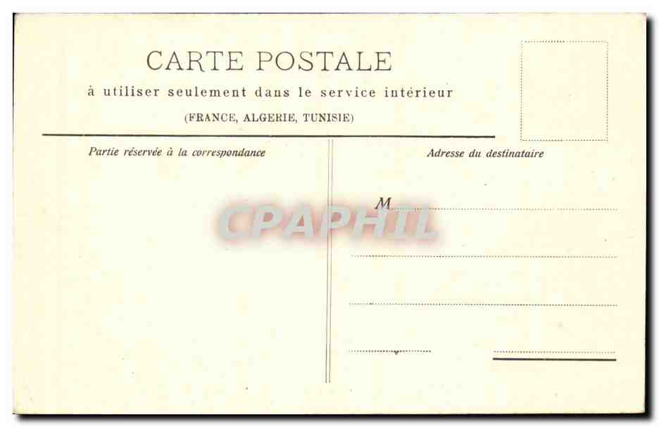 Tunisie Tunis CPA Souk des parfums — Rückseite