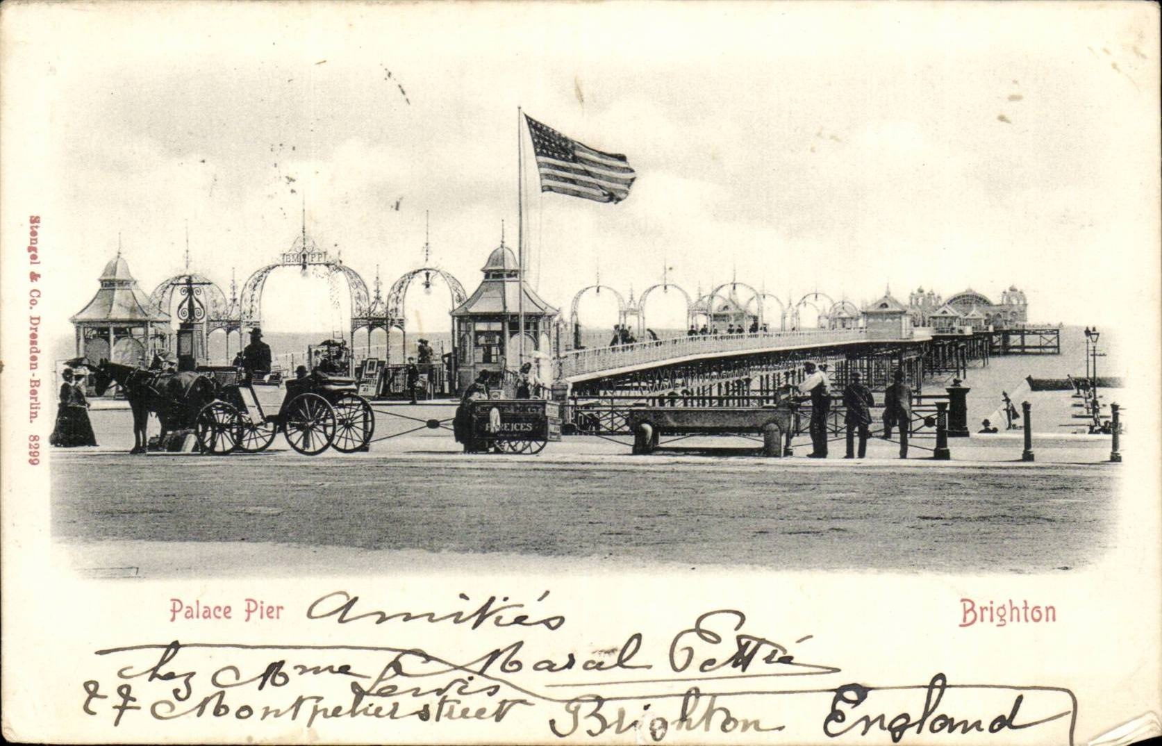 Grande Bretagne Brighton CPA Palace pier