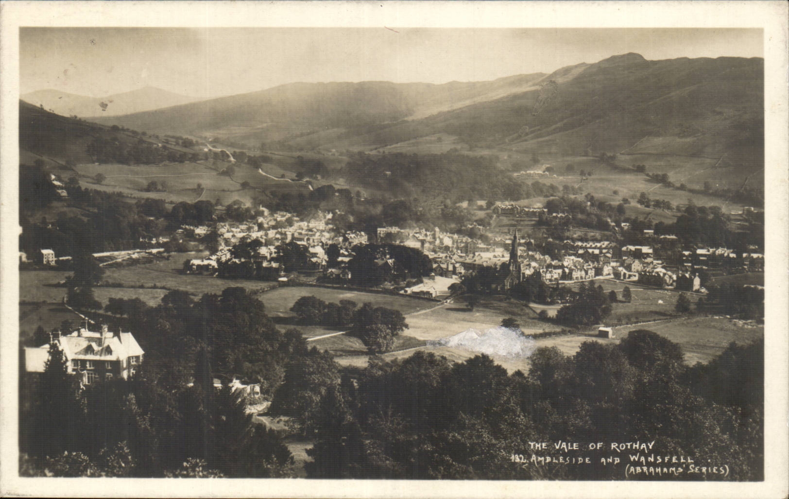 Grande Bretagne CPA The vale of Rothay Ampleside and Wandsfelle 