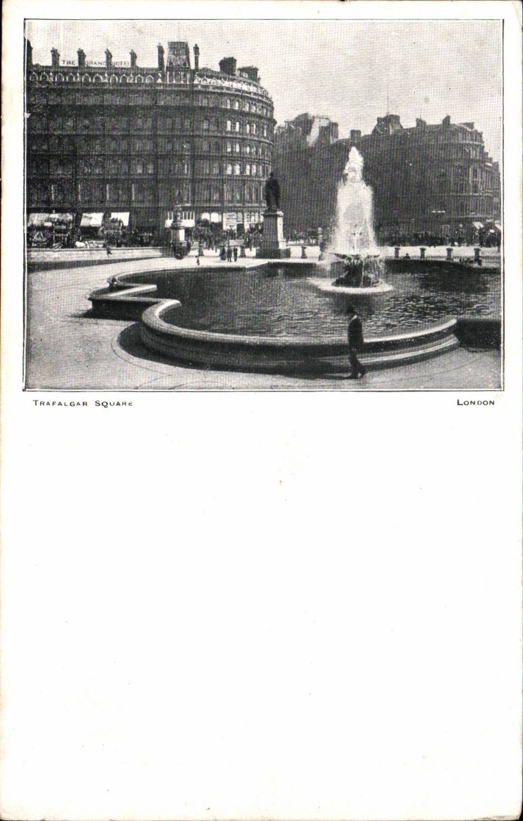 Grande Bretagne CPA London Londres Trafalagar Square