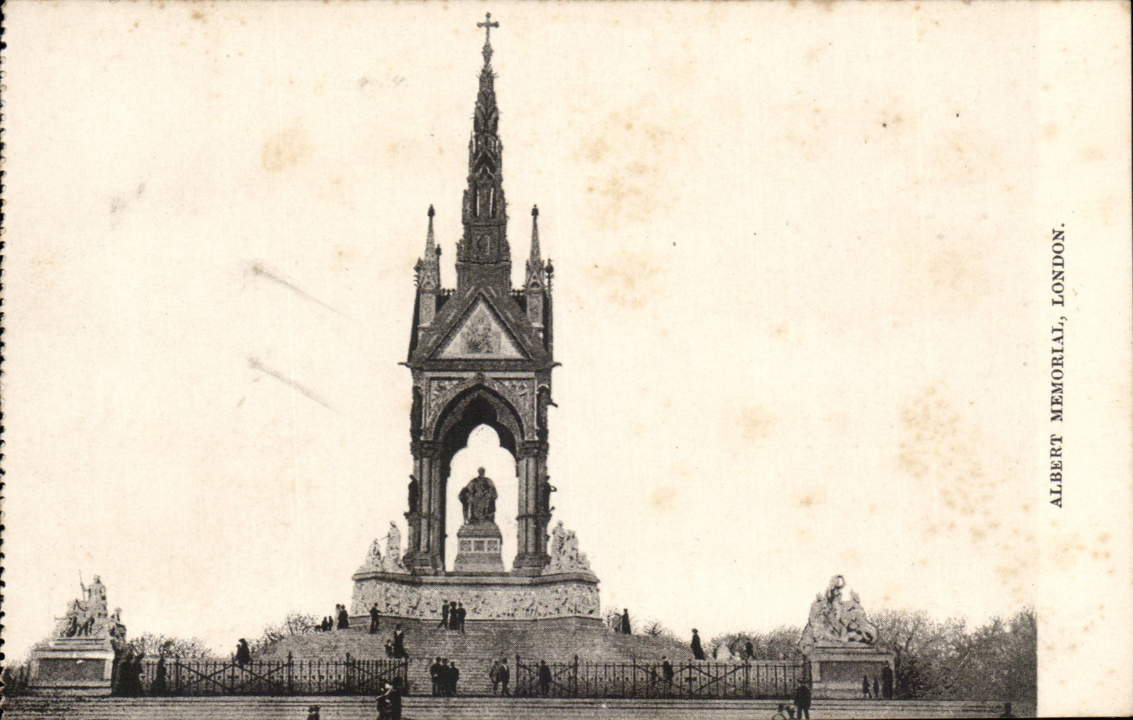 Grande Bretagne CPA London Londres Albert Memorial
