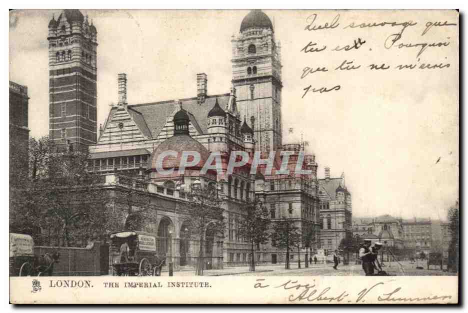 Grande Bretagne CPA London Londres The Imperial institute