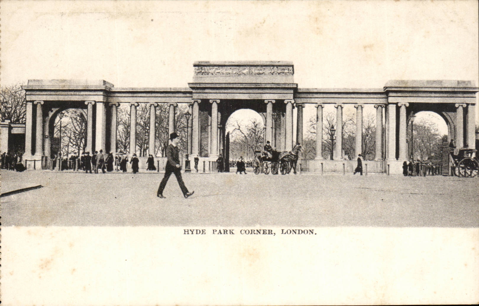 Grande Bretagne CPA London Londres Hyde PArk corner