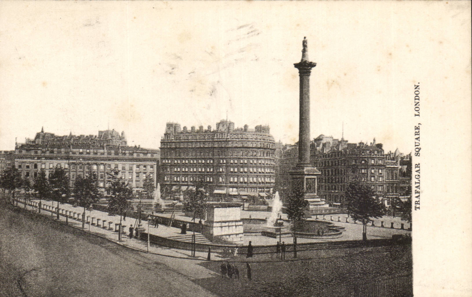 Trafalgar Square — colonne Nelson — éditeur inconnu, n° de série non visible