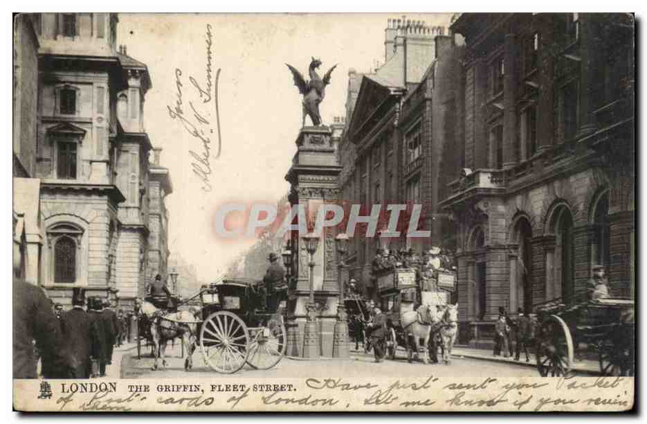 Londres, le Griffon, Fleet Street — éditeur Town and City, série 2888-London