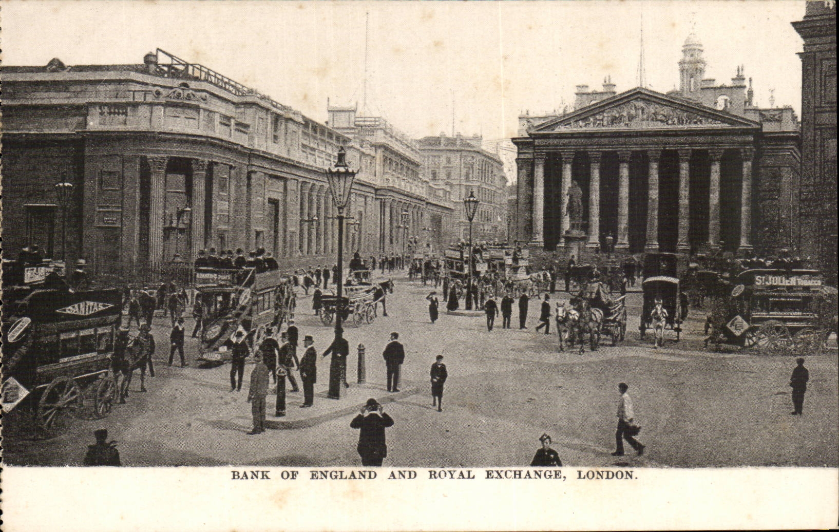 Grande Bretagne Londres london CPA Bank of England and Royal Exchange 