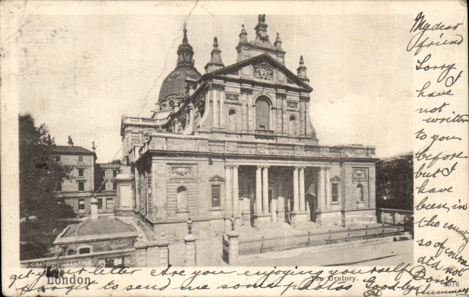 Grande Bretagne Londres london CPA The Oratory 