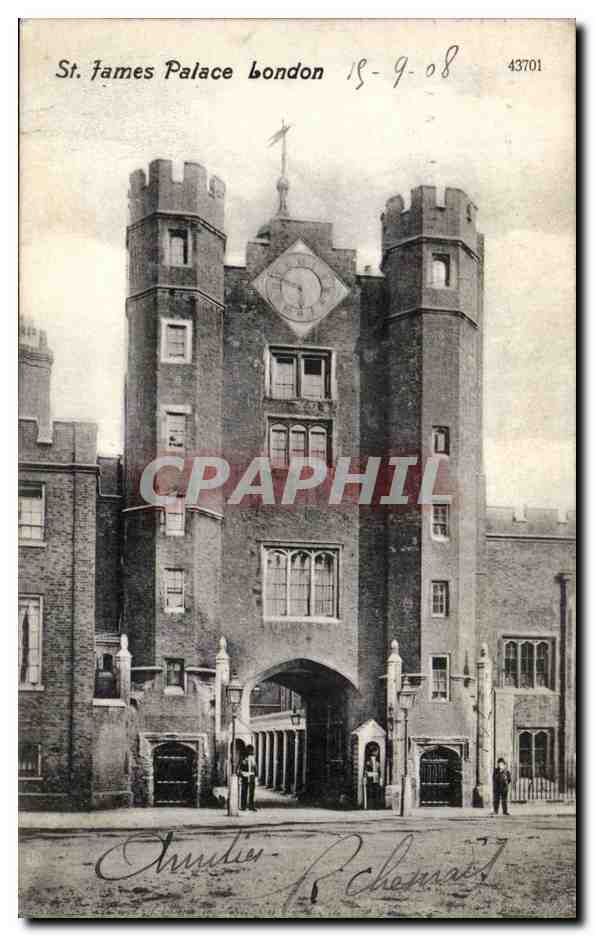 Grande Bretagne Londres london CPA St James Palace