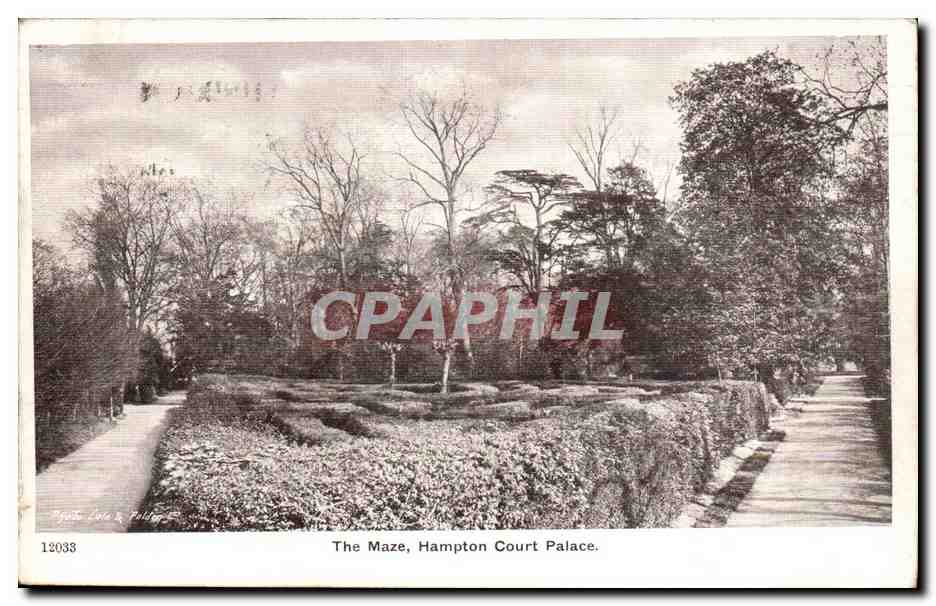 Grande Bretagne Londres london CPA The Maze Hampton Court Palace