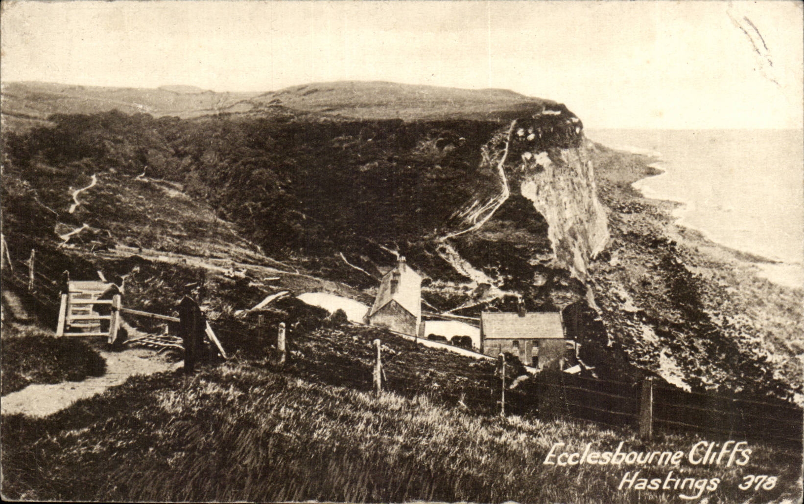Grande Bretagne Londres london CPA ecclesbourne Cliffs Hastings